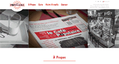 Desktop Screenshot of cafepop86.fr